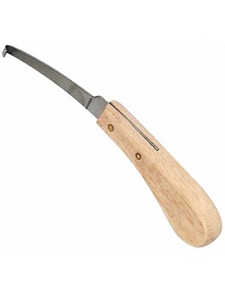 Hoof Knife With Stainless Blade Right Hand